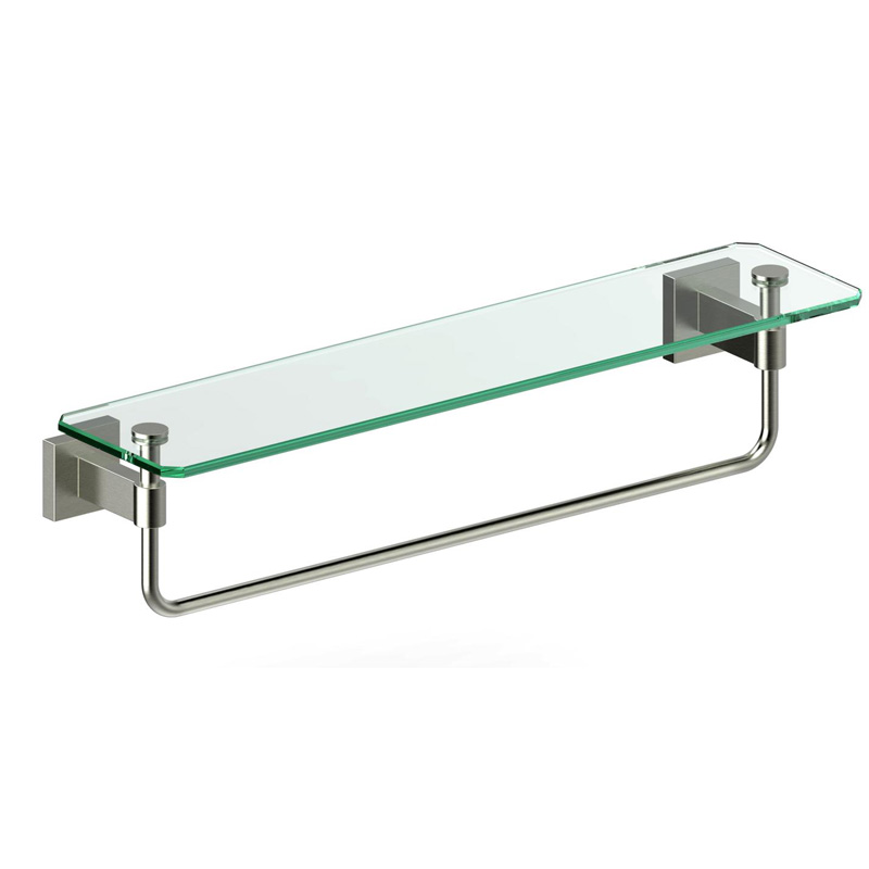 Banyo Corner Shelf Salamin na may Bilog Gilid