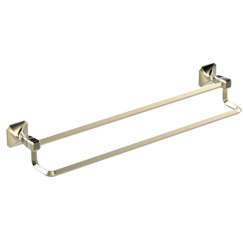 Double Pole sa Banyo Metal Rack ng tuwalya