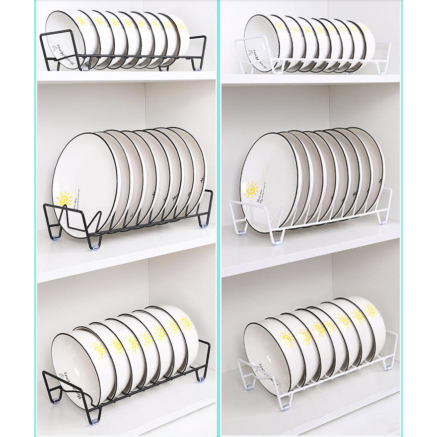 White Metal Dish Rack para sa Kusina
